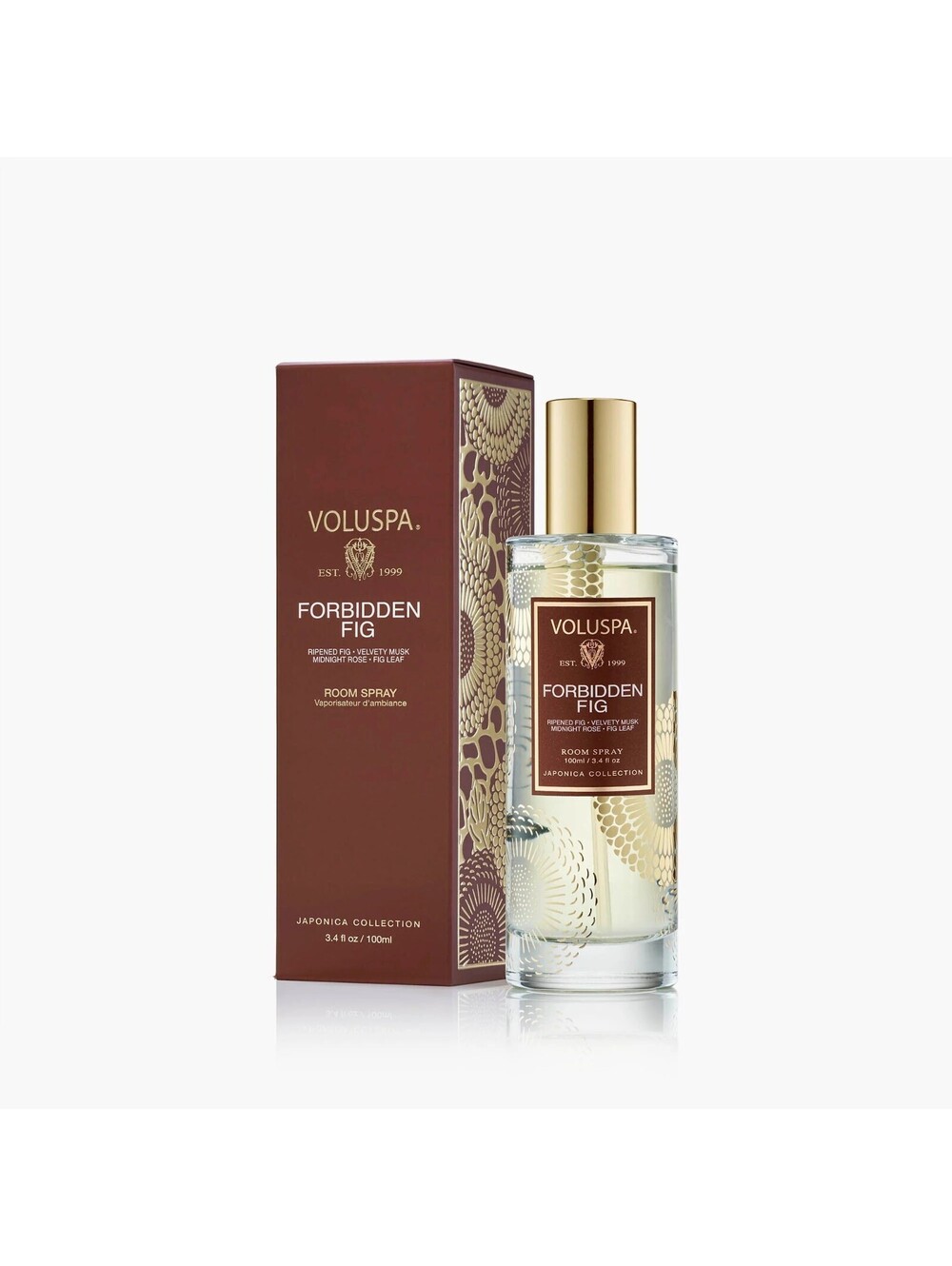 VOLUSPA Forbidden Fig Room Spray 100 ml / 3.4 fl oz NEW IN BOX